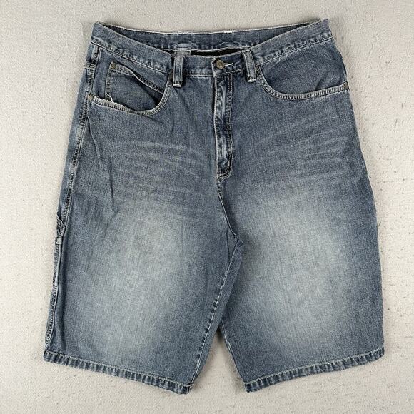Rocawear Other - Rocawear Carpenter‎ Shorts Mens 36 Blue Denim Baggy Y2K Streetwear Hip Hop
